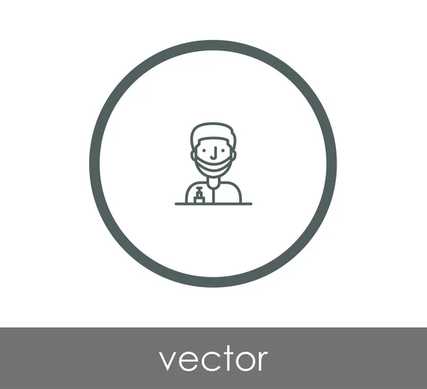 Ilustração do ícone do doutor — Vetor de Stock