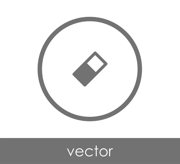 Eraser web icon — Vector de stoc