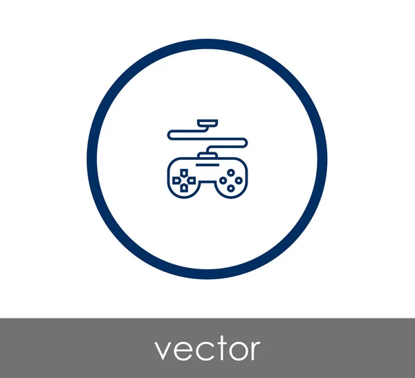 Joystick ícone de jogos — Vetor de Stock