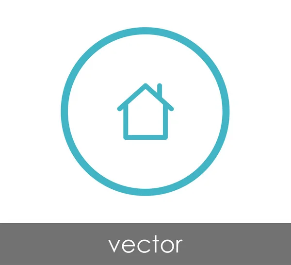 Ícone de construção home — Vetor de Stock