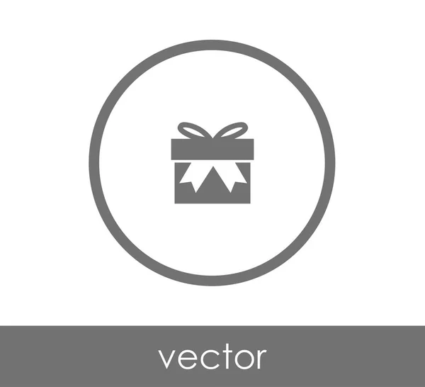 Ikona dárkové krabice — Stockový vektor