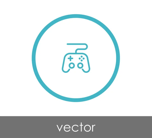 Juego joystick icono — Vector de stock