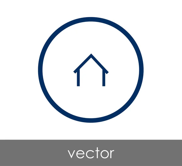 Icono del edificio de casa — Vector de stock