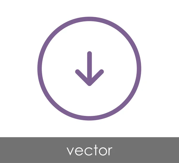 Descargar icono de flecha — Vector de stock