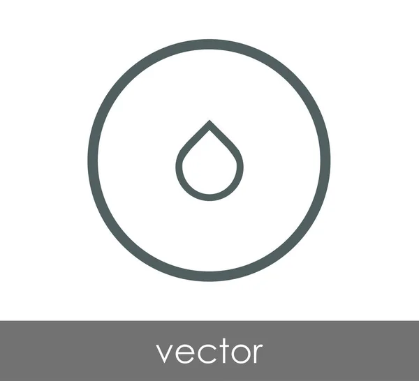 Soltar icono web — Archivo Imágenes Vectoriales