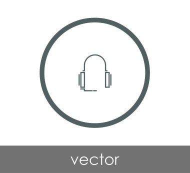 kulaklık basit simgesi