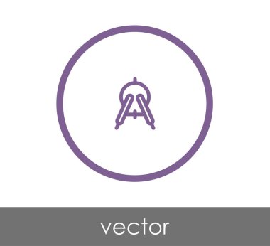 드로잉 나침반 아이콘