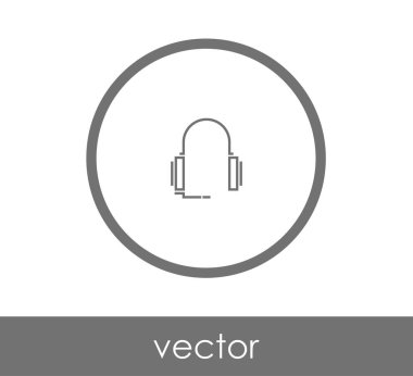 kulaklık basit simgesi