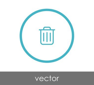 çöp kutusu simgesini