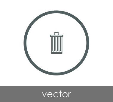 çöp kutusu simgesini