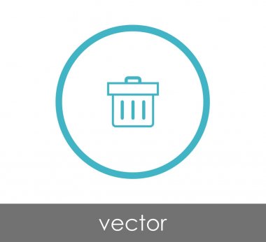 çöp kutusu simgesini