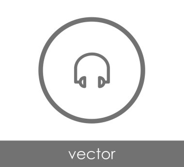 kulaklık basit simgesi