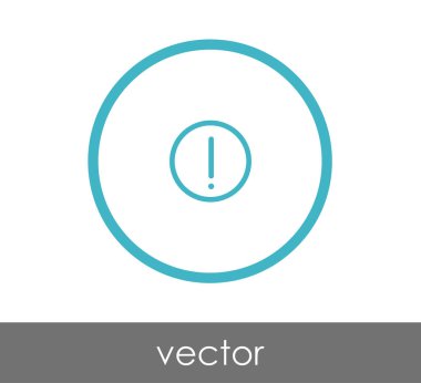 Ünlem simgesi simgesi 