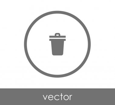 çöp kutusu simgesini