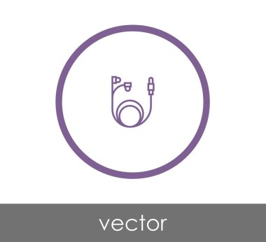 Kulaklık simge tasarlamak 