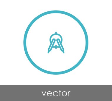 드로잉 나침반 아이콘