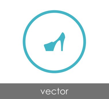 yüksek topuk ayakkabı simgesi
