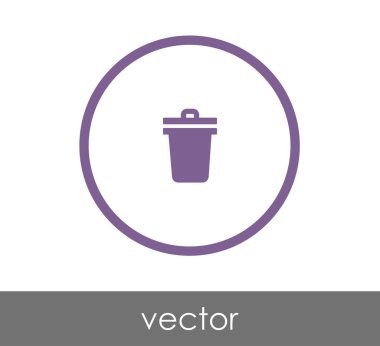 çöp kutusu simgesini