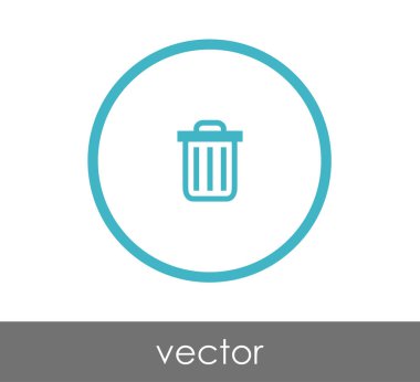 çöp kutusu simgesini