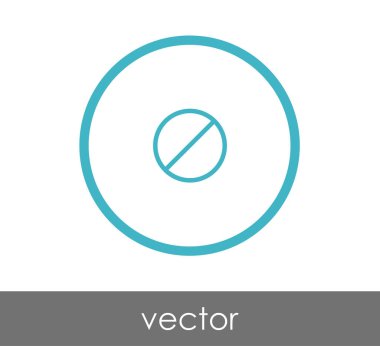 Yasak işareti simgesi