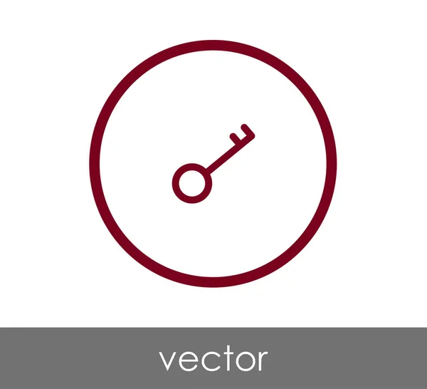 Anahtar ikonu tasarımı — Stok Vektör
