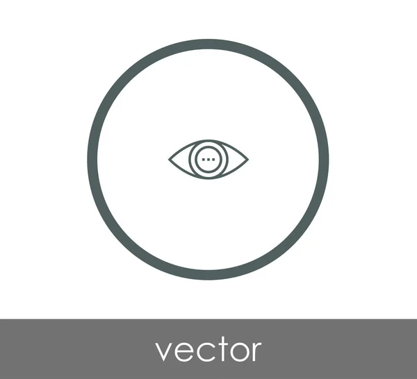 Ihmisen silmän kuvake — vektorikuva