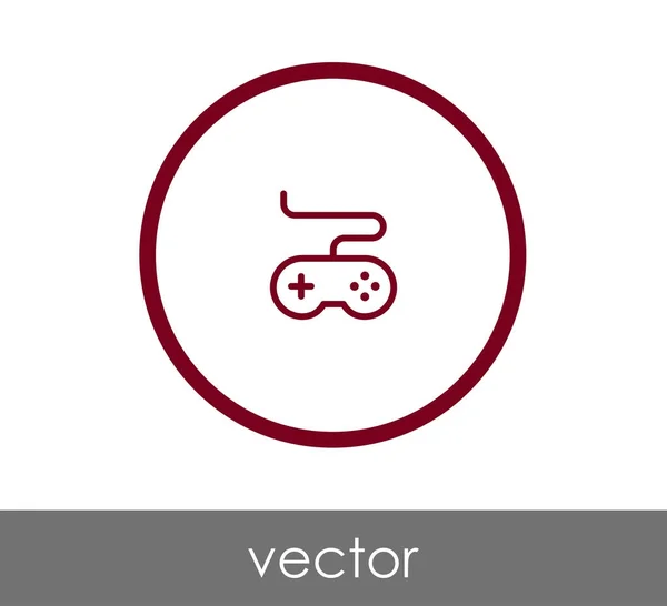 Joystick ícone de jogos — Vetor de Stock