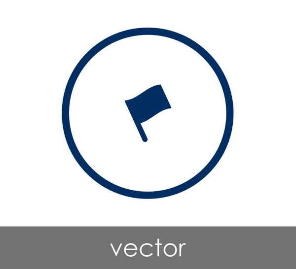Web vlagpictogram — Stockvector