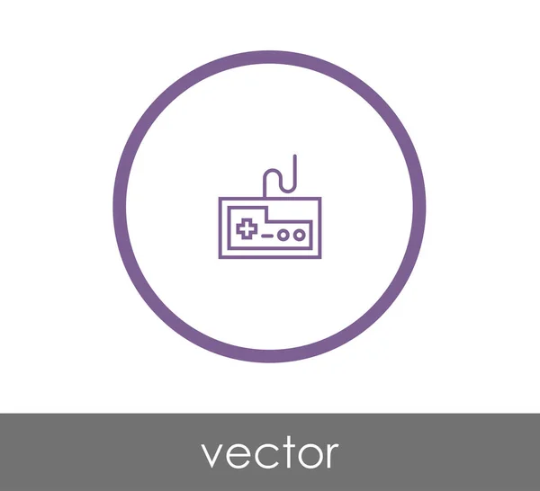 Gaming joystick pictogram — Stockvector