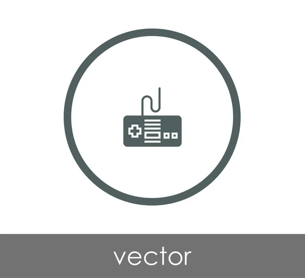Játék joystick ikon — Stock Vector