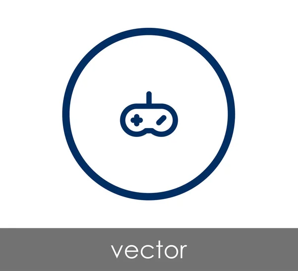 Juego joystick icono — Vector de stock