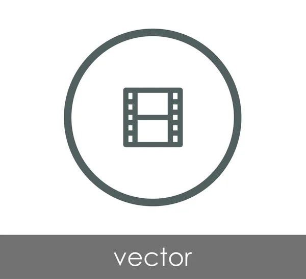 Diseño del icono de la película — Vector de stock