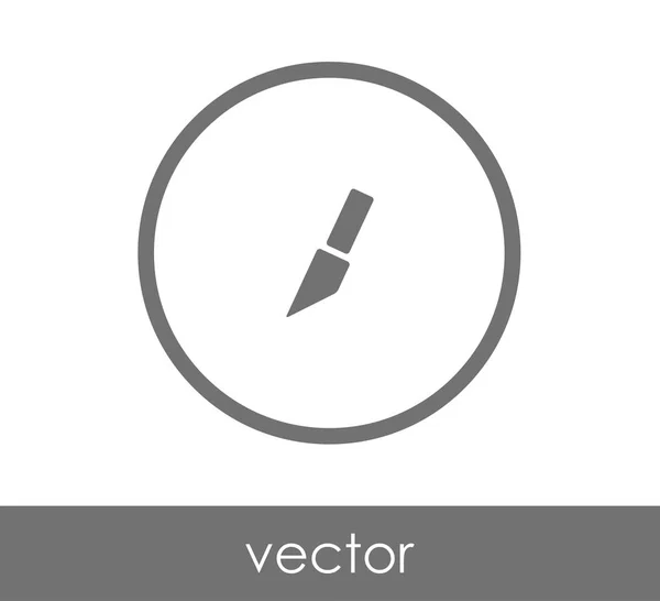 Design kés ikon — Stock Vector