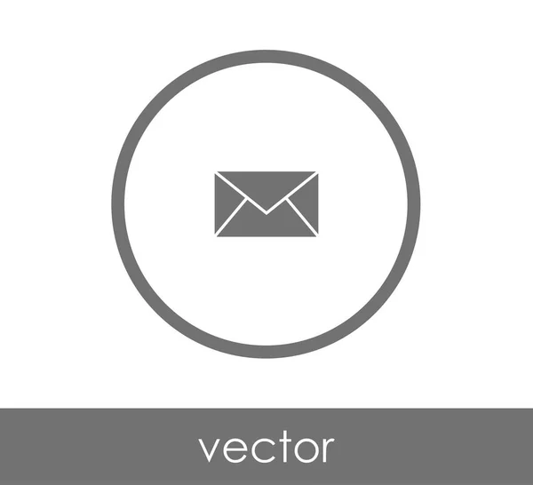 Signo de sobre icono — Vector de stock