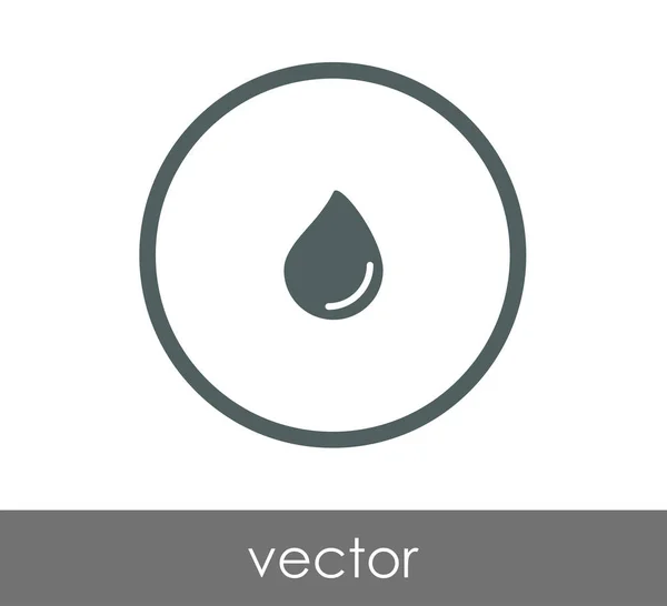 Soltar icono web — Vector de stock