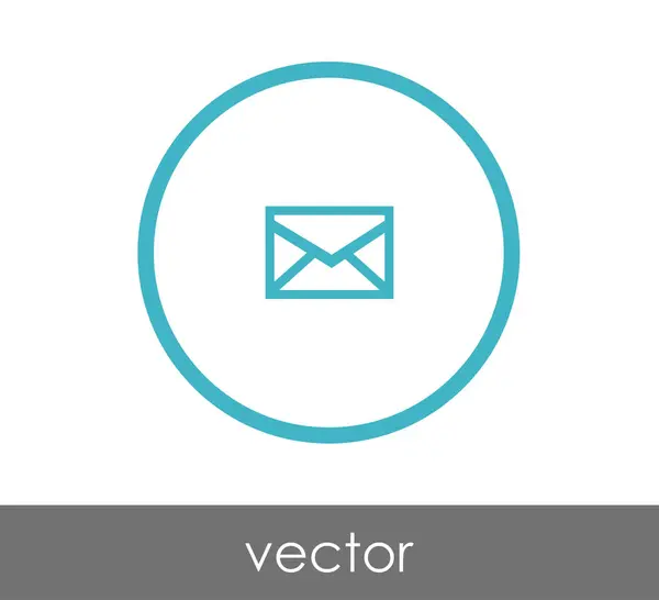 Signo de sobre icono — Vector de stock