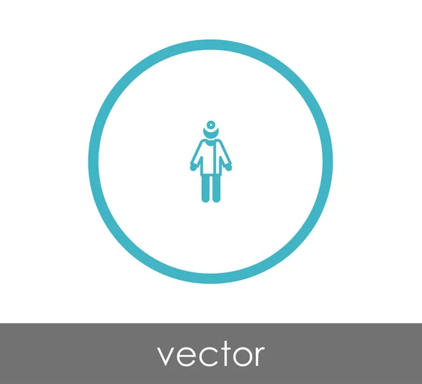 Illustration d'icône de docteur — Image vectorielle