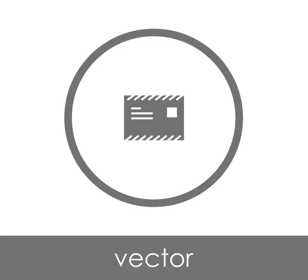 Signo de sobre icono — Vector de stock
