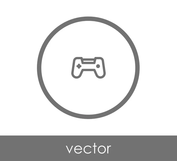 Icona del joystick di gioco — Vettoriale Stock