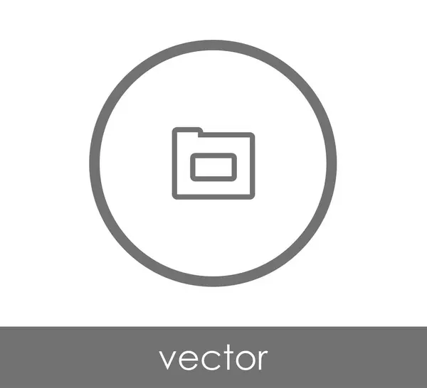 Folder web icon — Stock Vector