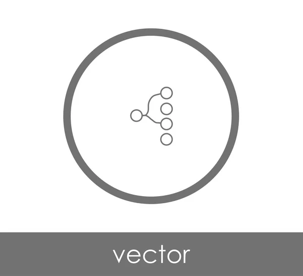 Hierarchie-Ikone — Stockvektor