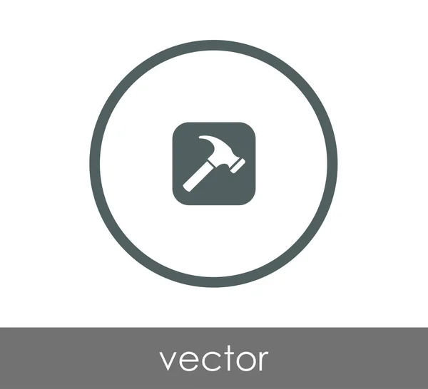 Icono de martillo de subasta — Vector de stock