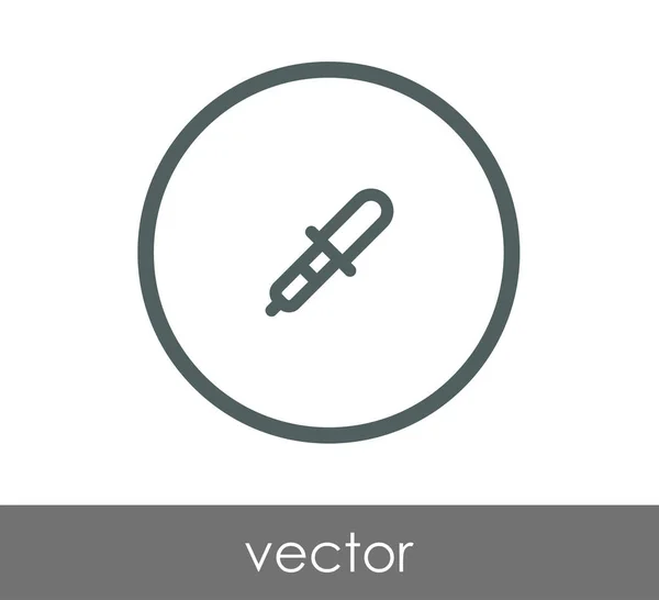 Druppelaar web pictogram — Stockvector