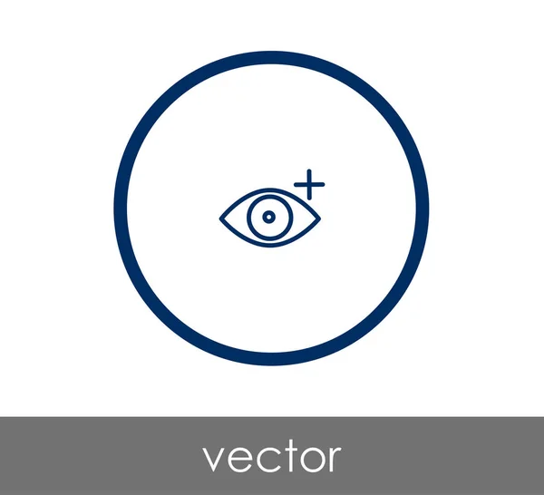 Icono del ojo humano — Vector de stock