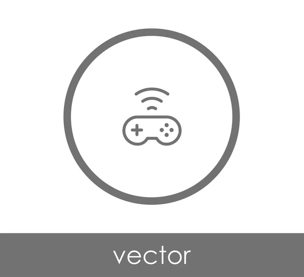 Gaming joystick icon — Stock Vector