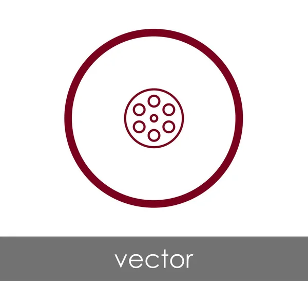 Design af film ikon – Stock-vektor