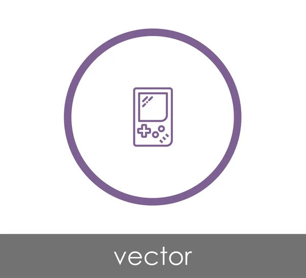 Joystick icono web — Vector de stock