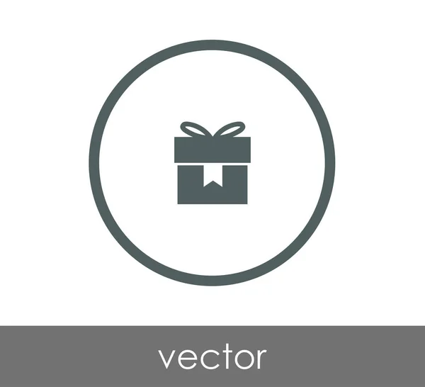 Ícone de caixa de presente — Vetor de Stock