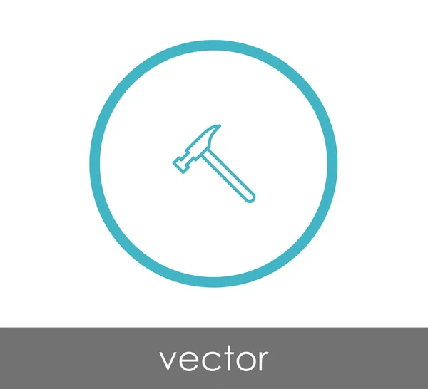 Auktion Klubbat ikonen — Stock vektor