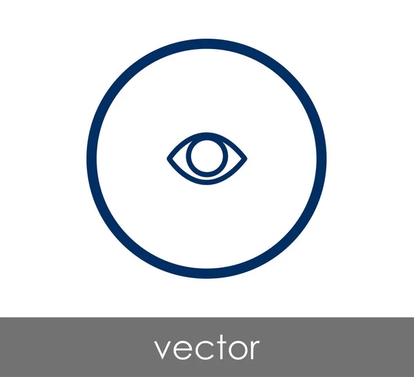 Icono del ojo humano — Vector de stock